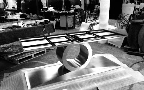 Metalwork - decorative table